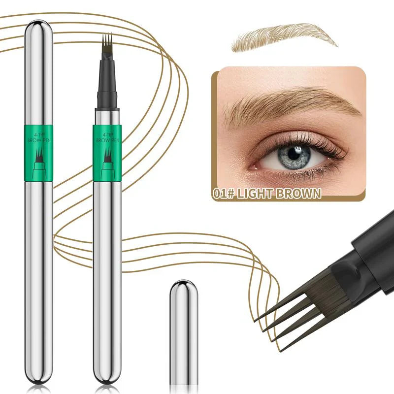 🌟Juxek™✨ 4D Brow Pen – For Natural, All-Day Eyebrow & Eyeliner Perfection! 💁♀
