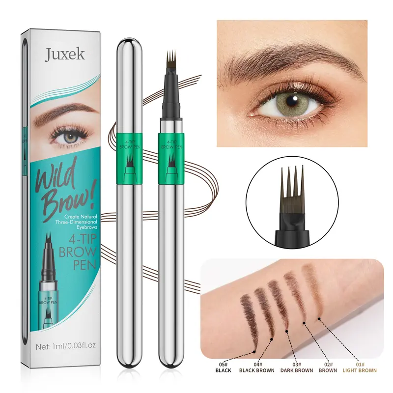 🌟Juxek™✨ 4D Brow Pen – For Natural, All-Day Eyebrow & Eyeliner Perfection! 💁♀