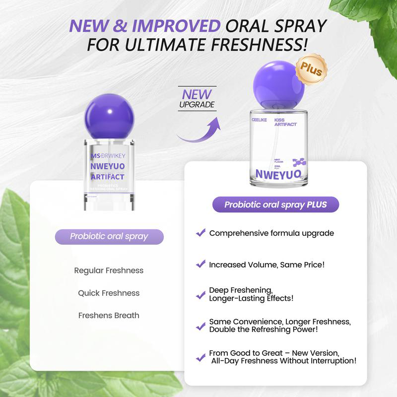 Probiotic Oral Spray | 20ml Breath Freshener for Long-Lasting Freshness & Oral Care | Portable & Sugar-Free