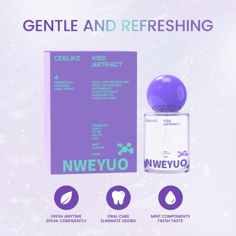 Probiotic Oral Spray | 20ml Breath Freshener for Long-Lasting Freshness & Oral Care | Portable & Sugar-Free