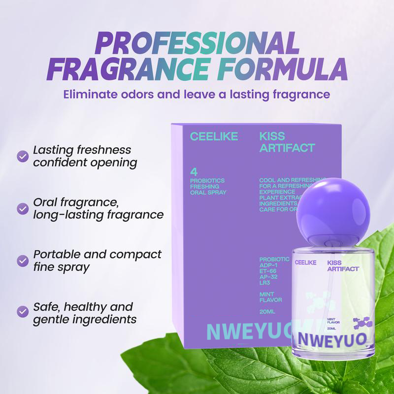 Probiotic Oral Spray | 20ml Breath Freshener for Long-Lasting Freshness & Oral Care | Portable & Sugar-Free